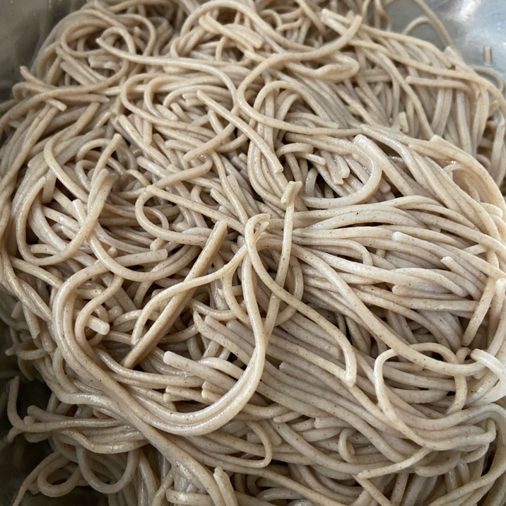 ガス代節約♪蕎麦の茹で方(乾麺)